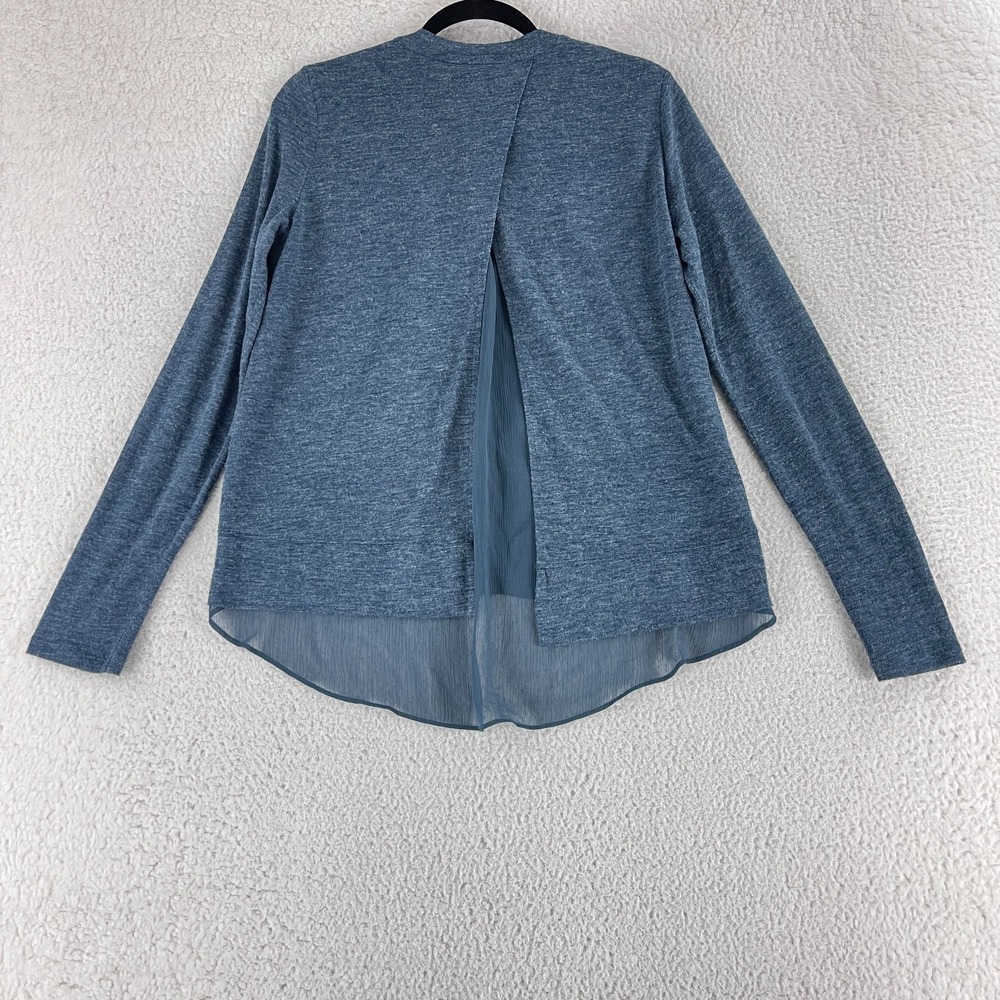 Vanessa Virginia Cardigan Women Medium Blue Button-Front Long Sleeve Lightweight - Picture 11 of 14